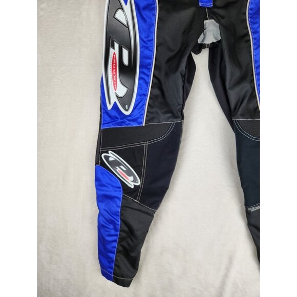 Pro Grip Motocross Pants MX Made in Italy Schoeller Blue Black Size 32 - Picture 3 of 15